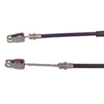 Drivers side brake cable with small diameter spring. 35-1/4" long for E-Z-GO electric 1990-92, also gas (2 cycle) 1990-91.